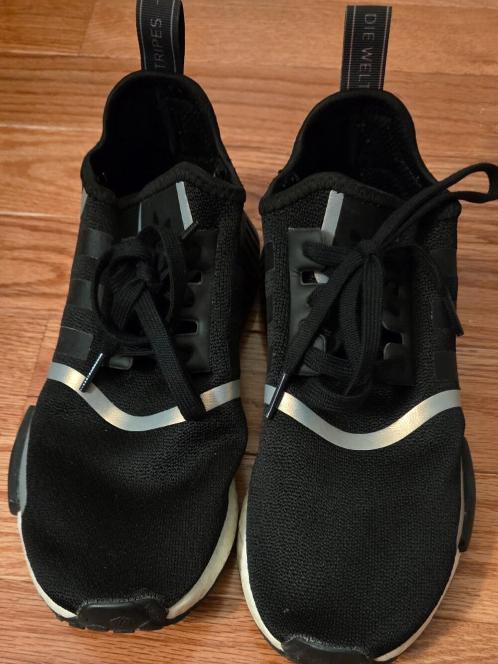 Adidas Women's Black Sneakers. Size: US 8.